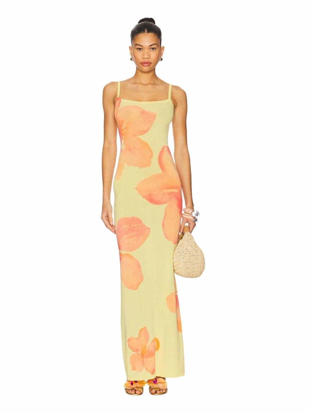Lovers and Friends Abi Maxi Dress - Size XL - Yellow Multi